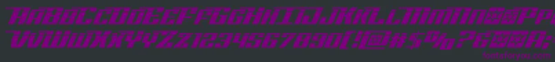 Rocketpoplaser2 Font – Purple Fonts on Black Background