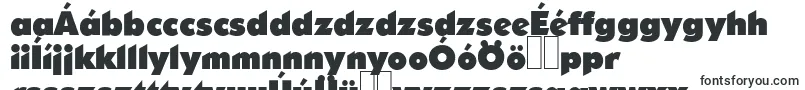 Шрифт OrnitonsserialHeavyRegular – венгерские шрифты
