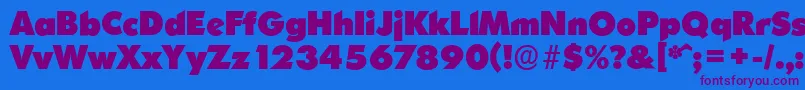 More about OrnitonsserialHeavyRegular Font OrnitonsserialHeavyRegular Font – Purple Fonts on Blue Background