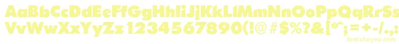 OrnitonsserialHeavyRegular Font – Yellow Fonts