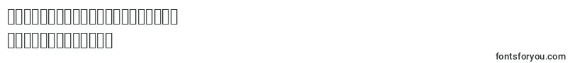 フォントUrwgaramondtdemwid – マレー文字