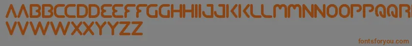 QueenOfTheModernAge Font – Brown Fonts on Gray Background
