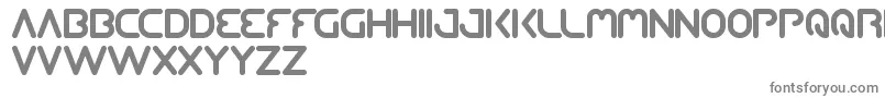 QueenOfTheModernAge-fontti – harmaat kirjasimet valkoisella taustalla