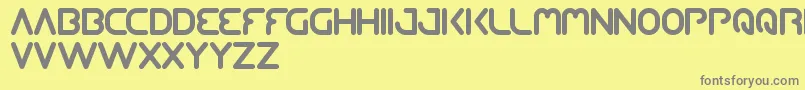 QueenOfTheModernAge Font – Gray Fonts on Yellow Background