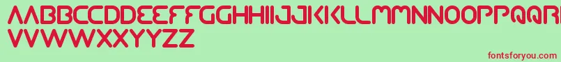 QueenOfTheModernAge Font – Red Fonts on Green Background