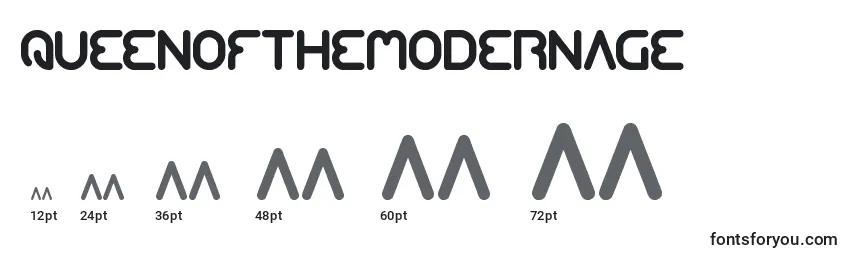 QueenOfTheModernAge Font Sizes