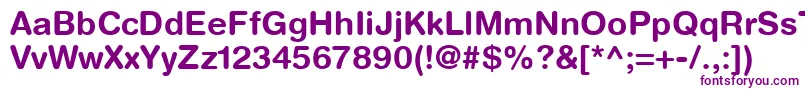 HelveticaRoundedLtBold-Schriftart – Violette Schriften