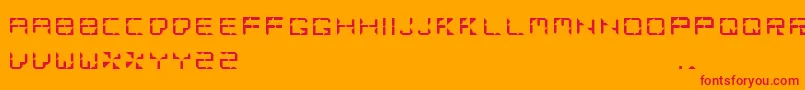 MashedPotato Font – Red Fonts on Orange Background