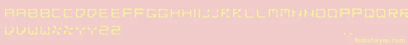 MashedPotato Font – Yellow Fonts on Pink Background
