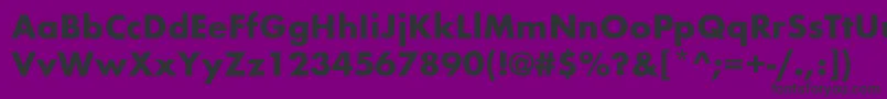 BelmarBold Font – Black Fonts on Purple Background