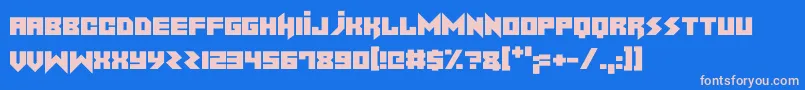NoiseMachineフォントについての詳細 フォントNoiseMachine – ピンクの文字、青い背景
