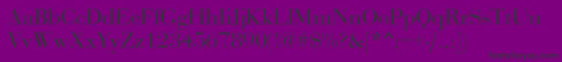 NarragansetteLight Font – Black Fonts on Purple Background