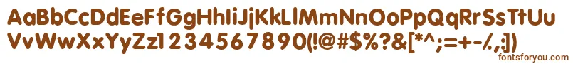 VagBlackRegular Font – Brown Fonts