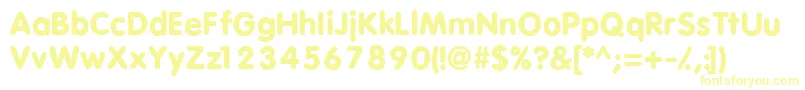 VagBlackRegular Font – Yellow Fonts