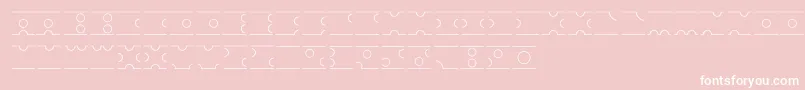 Bpapeloigopen Font – White Fonts on Pink Background