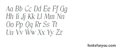 DenverserialLightItalic Font