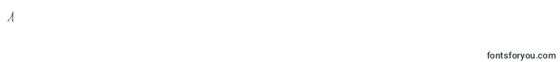 フォントBernd – フォント数字1