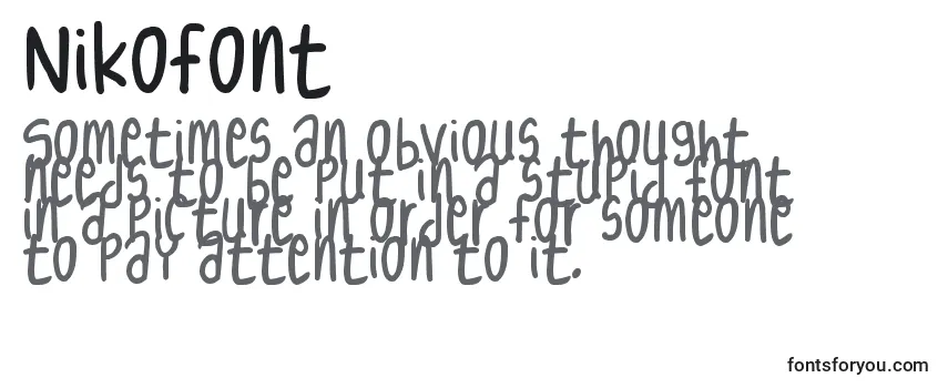 Review of the Nikofont Font