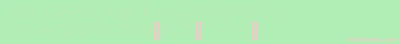 フォントAdelaideThin – 緑の背景にピンクのフォント