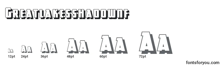Greatlakesshadownf Font Sizes