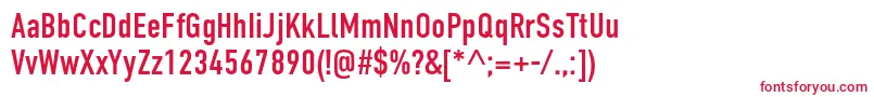 Dincondensedc Font – Red Fonts