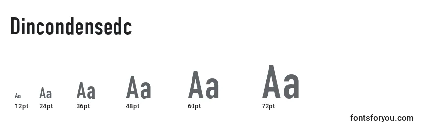Dincondensedc Font Sizes