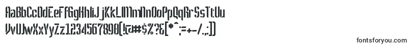 Шрифт Melbylon – трафаретные шрифты