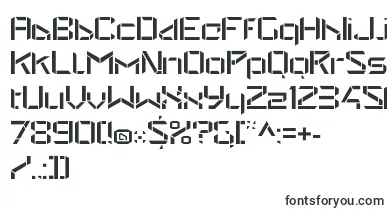 StealwerksOpenregular font – military Fonts