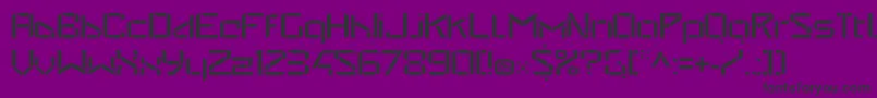 StealwerksOpenregular Font – Black Fonts on Purple Background