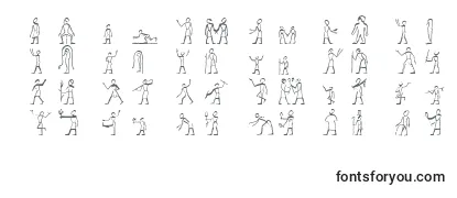 Überblick über die Schriftart HyroglyphesOne