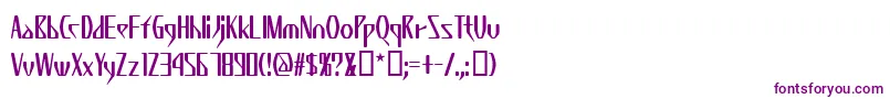 Kzweda Font – Purple Fonts on White Background