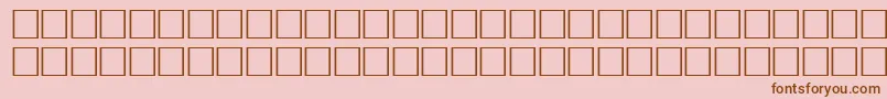 TimesblackRegular Font – Brown Fonts on Pink Background