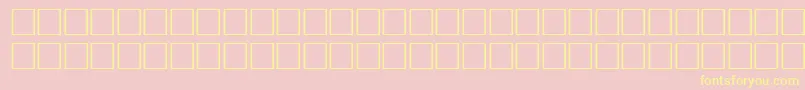 TimesblackRegular Font – Yellow Fonts on Pink Background
