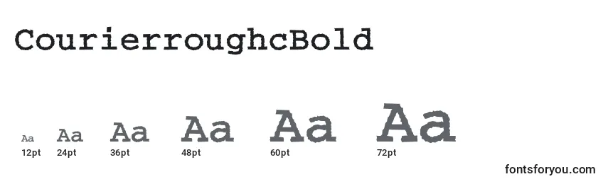 CourierroughcBold Font Sizes