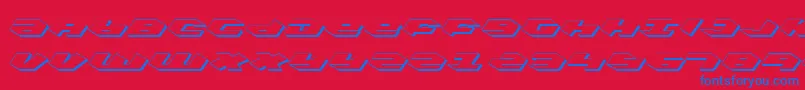fuente Kubricks – Fuentes Azules Sobre Fondo Rojo