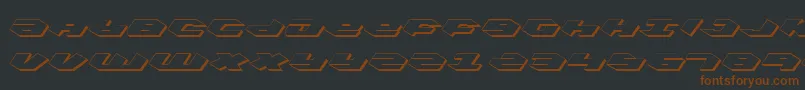 Kubricks Font – Brown Fonts on Black Background