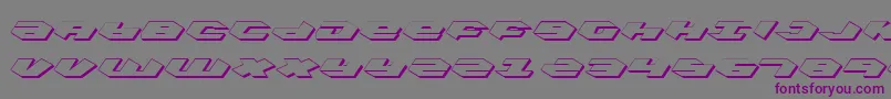 Kubricks Font – Purple Fonts on Gray Background