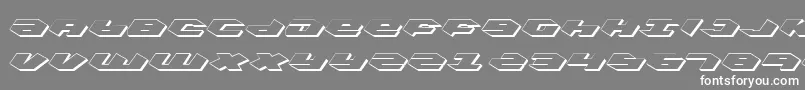 Kubricks Font – White Fonts on Gray Background