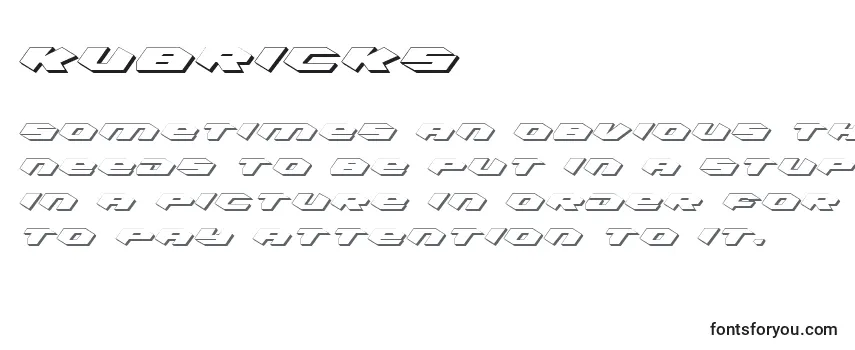 Kubricks Font