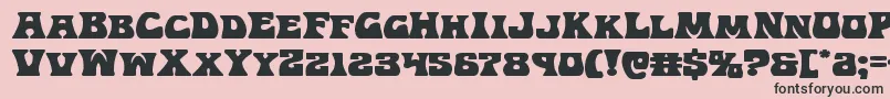 Hippocketexpand Font – Black Fonts on Pink Background