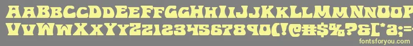 Hippocketexpand Font – Yellow Fonts on Gray Background