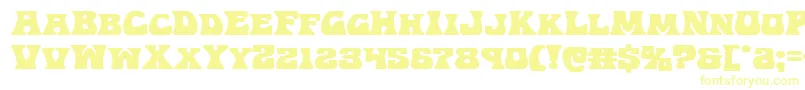 Шрифт Hippocketexpand – жёлтые шрифты