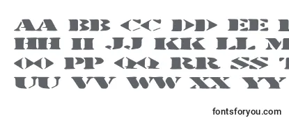 Stenciltration Font