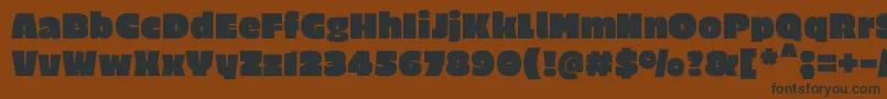 Подробнее о шрифте EricaoneRegular Шрифт EricaoneRegular – чёрные шрифты на коричневом фоне
