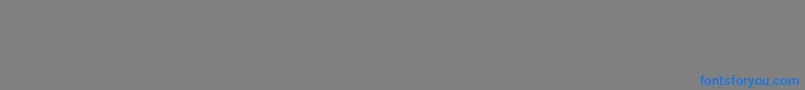 Home Font – Blue Fonts on Gray Background