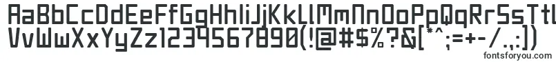 Шрифт JetSet – широкие шрифты