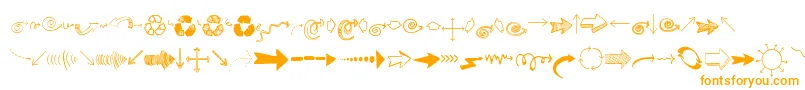 AustieBostArrowManiaフォントについての詳細 フォントAustieBostArrowMania – オレンジのフォント
