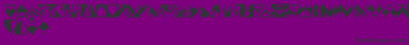 Ergonomix Font – Black Fonts on Purple Background