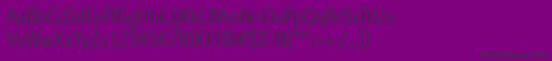 Dynagrotesklm Font – Black Fonts on Purple Background