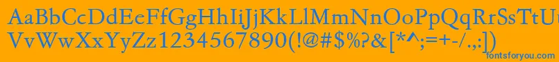 More about Garamondno4cyrtcylig Font Garamondno4cyrtcylig Font – Blue Fonts on Orange Background